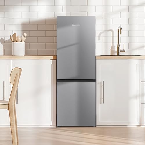 MC50165EB 50cm Freestanding 60/40 Fridge Freezer - 175-litre capacity with Crisper box - Reversible Door - LED Lighting- 4 Star Freezer Rating - Black - E Rated