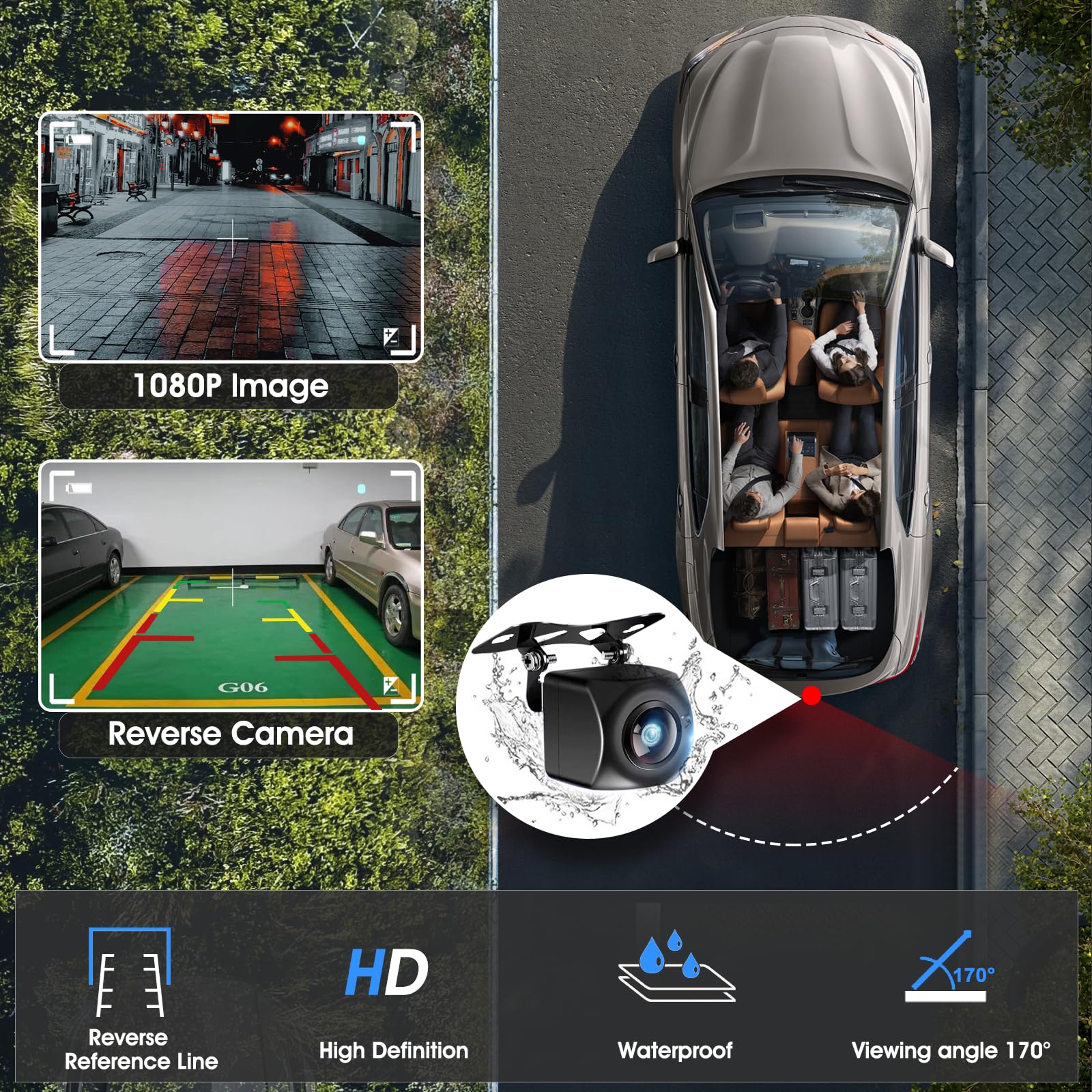 Quelthorix Portable Wireless Carplay Car Stereo