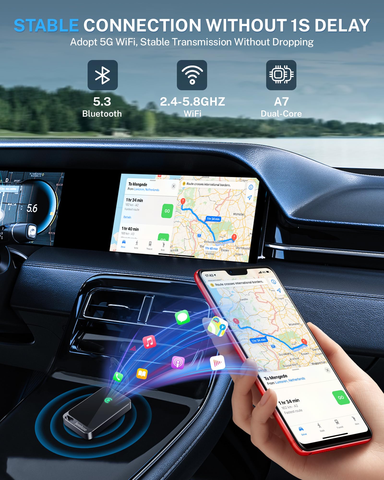 Quelthorix Wireless CarPlay Adapter