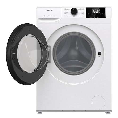 WF1G7021BW Freestanding 7 KG-Front Load Durable Inverter Washing Machine, Steam Wash-Quick Wash-15 Washing Programs-1200 RPM-White-Energy Rating B