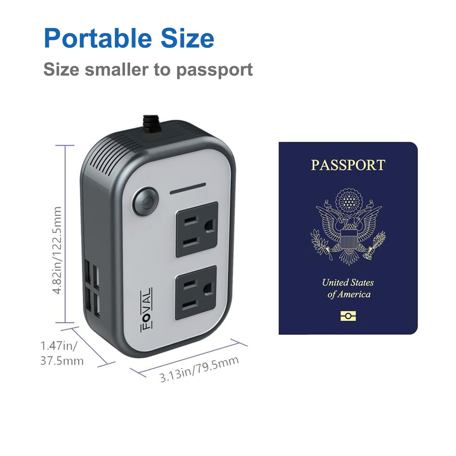 Quelthorix 200W Car Power Inverter